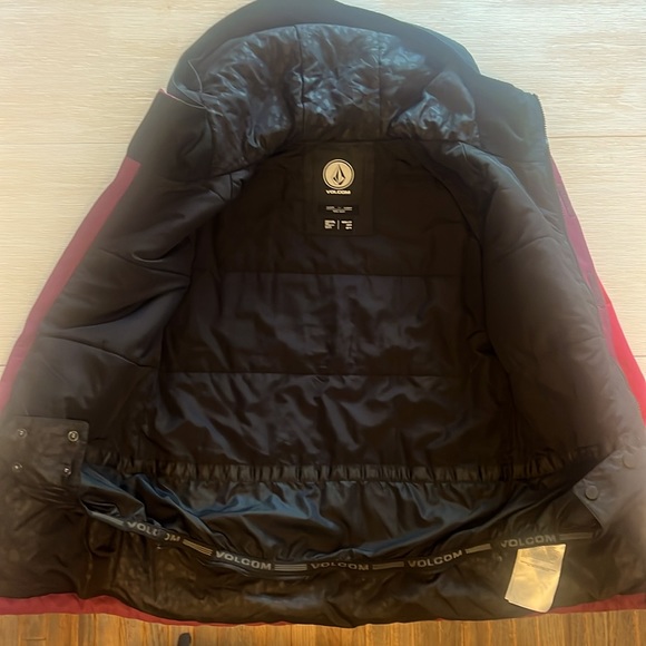 Volcom Youth Girls Insulated Ski/Board/Snow Jacket w/Hood- Size L/12Y - Picture 7 of 10